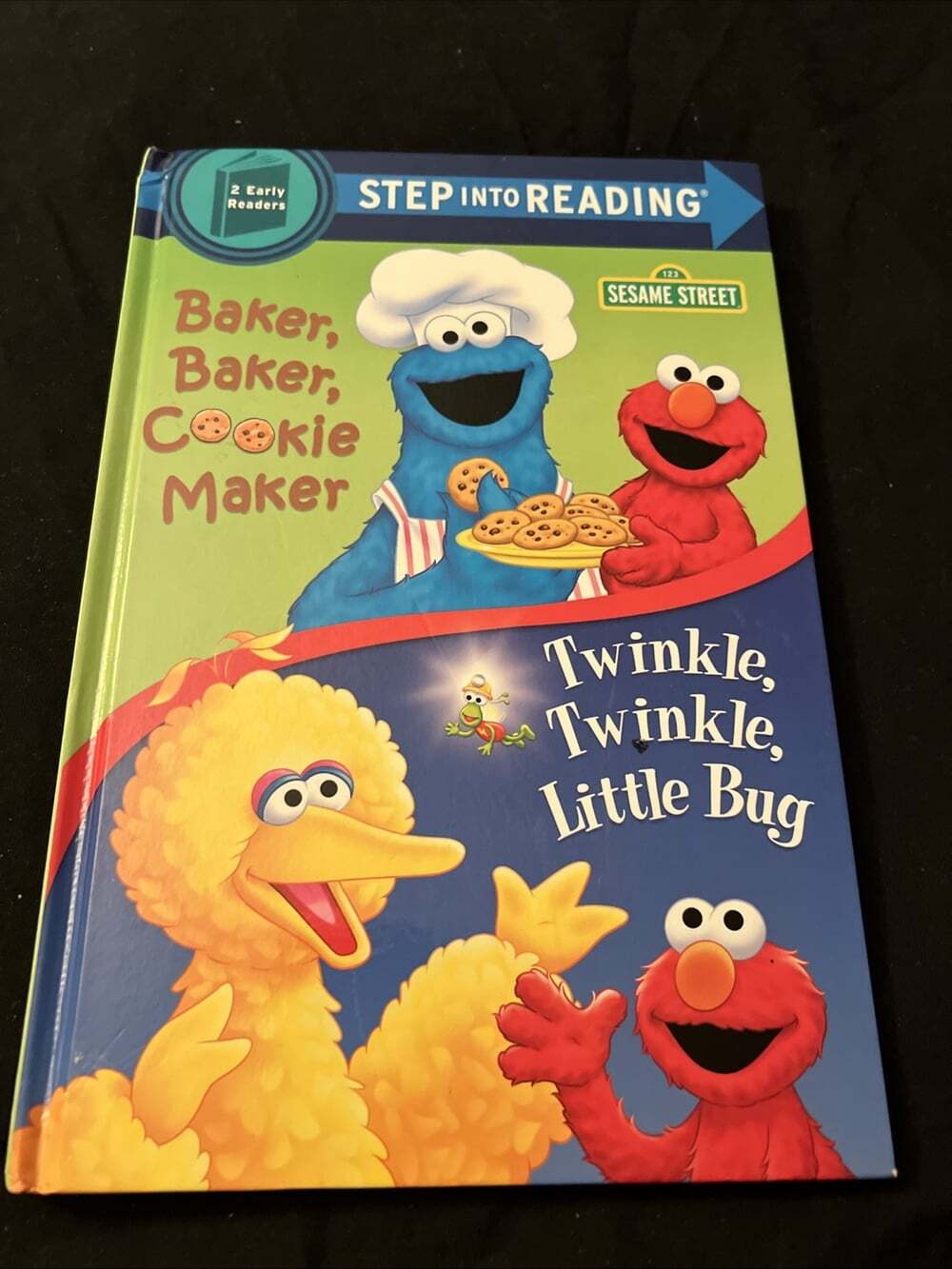 Sesame Street Cookie Monster Elmo Big Bird Book 2 Stories